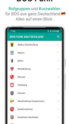 BOS Funk Deutschland screenshot