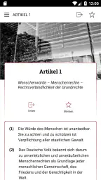 bpb: Das Grundgesetz screenshot