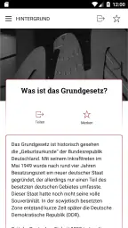 bpb: Das Grundgesetz screenshot