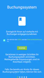 Buchungssystem screenshot