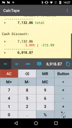 CalcTape Taschenrechner screenshot