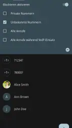 Calls Blacklist - Anrufblocker screenshot