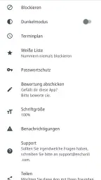 Calls Blacklist - Anrufblocker screenshot