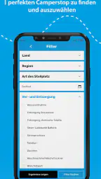Camperstop-App – Stellplätze screenshot