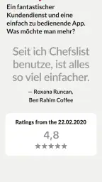ChefsList screenshot