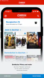 CINEPLEX Kinoprogramm screenshot
