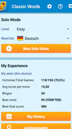 Classic Words auf Deutsch screenshot