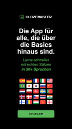 Clozemaster: Sprachen lernen screenshot