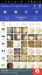 CoinDetect für Euro-Sammler screenshot