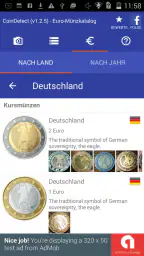 CoinDetect für Euro-Sammler screenshot