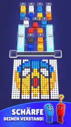 Color Bus Fill: Traffic Puzzle screenshot