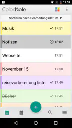 ColorNote Notepad Notizen screenshot