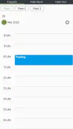 courtbooking.de screenshot