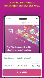 Cozycozy: Alle Unterkünfte screenshot