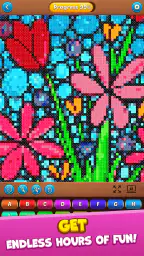 Cross Stitch: Coloring Art screenshot