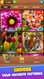 Cross Stitch: Coloring Art screenshot