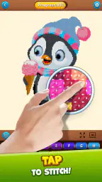 Cross Stitch: Coloring Art screenshot