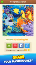 Cross Stitch: Coloring Art screenshot