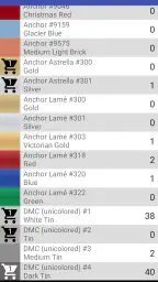 Cross Stitch Thread Organizer screenshot
