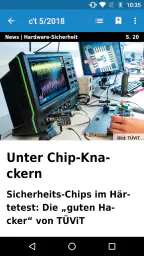 c’t Magazin screenshot
