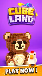 Cube Land Puzzle Game screenshot