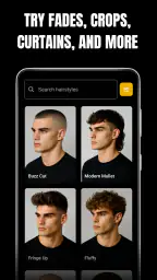 Cuttr AI Men's Haircut & Style screenshot