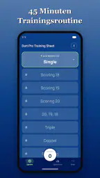 Dart Pro Training Sheet screenshot