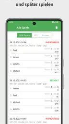 Dart Rechner App Punkte Zähler screenshot