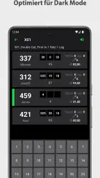 Dart Rechner App Punkte Zähler screenshot