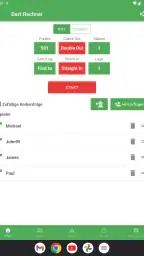 Dart Rechner App Punkte Zähler screenshot