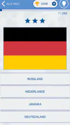 Das Flaggen der Welt-Quiz screenshot