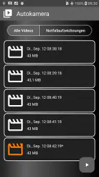 DashCam - videorecorder screenshot