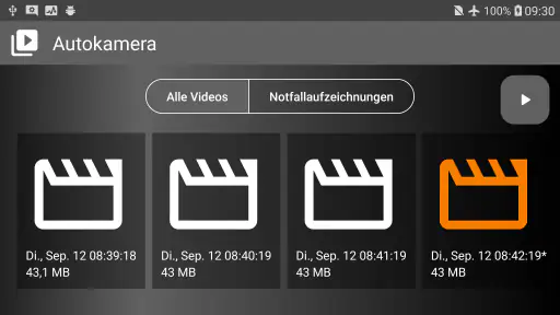 DashCam - videorecorder screenshot