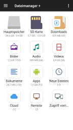 Dateimanager screenshot