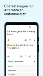 DeepL Übersetzer screenshot
