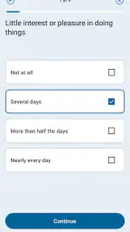 Depression Test screenshot