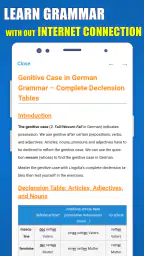 Deutsch Grammatik A1 A2 B1 B2 screenshot
