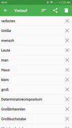 Deutsch Wörterbuch screenshot