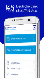 Deutsche Bank photoTAN screenshot