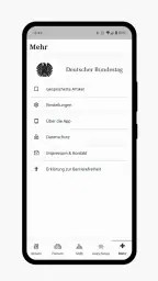 Deutscher Bundestag screenshot