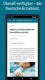 Deutsches Ärzteblatt screenshot