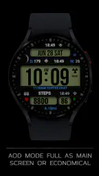 Dgt BigMod Informer Watch face screenshot