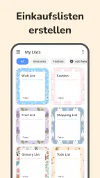 Die Einkaufsliste screenshot