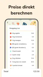 Die Einkaufsliste screenshot
