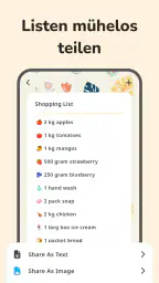 Die Einkaufsliste screenshot