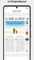 DIE ZEIT E-Paper App screenshot