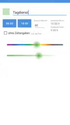 Dienstplan screenshot