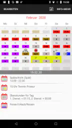 Dienstplan-Kalender screenshot
