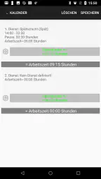 Dienstplan-Kalender screenshot