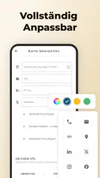 Digitale Visitenkarte - Cardz screenshot